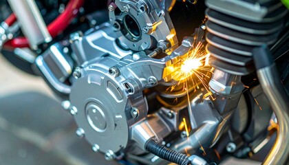 Motorcycle engine repair