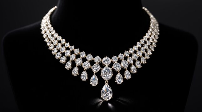 Luxury Jewelry Design. Professional Product Photo, Diamond