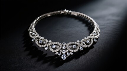 Luxury Jewelry Design. Professional Product Photo, Diamond