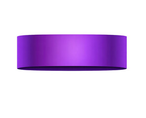 Purple, rounded, rectangular, glassy banner,  dark background
