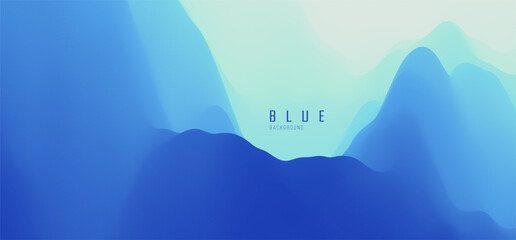 Landscape with mountains and fog. Mountainous terrain. Abstract background. Vector illustration. © Login