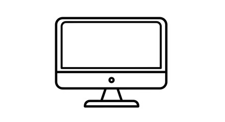 computer monitor icon, desktop screen vector, pc display symbol, technology device icon, flat screen monitor, computer screen illustration, desktop pc icon, lcd monitor vector, electronics device icon