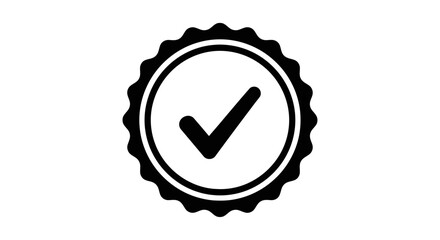 verified, badge, check, mark, approval, tick, confirm, validation, certified, authentication, guarantee, quality, trust, secure, official, accepted, completed, symbol, seal, stamp, label, icon, silhou