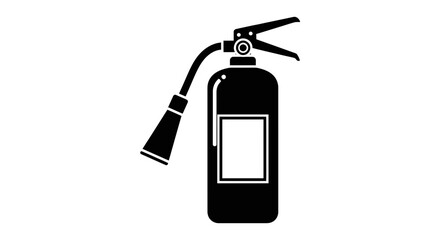 Obraz premium fire, extinguisher, safety, protection, emergency, equipment, icon, symbol, prevention, hazard, flame, smoke, rescue, security, control, device, alarm, warning, spray, nozzle, cylinder, red, tool, ris