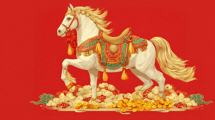 Fototapeta premium year of the horse