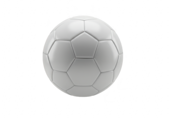Soccer ball isolated on transparent background