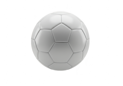 Soccer ball isolated on transparent background