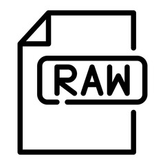 raw file, icon