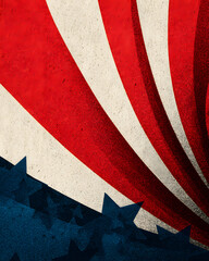 Celebrating Labor Day with red, white, and blue decorations honoring workers' contributions