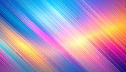 Vibrant diagonal stripes of blended colors