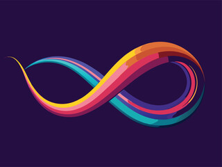 Abstract Color Curves and Swirls Design