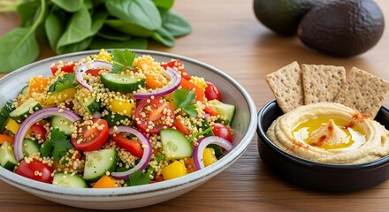 Healthy Vegetable Millet Salad