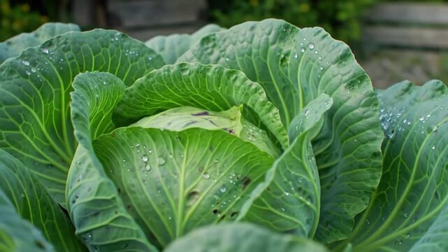 cabbage in the garden