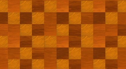 Checkered Wood Pattern, Warm Brown Texture, Abstract Background