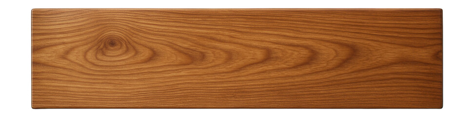 Obraz premium Long wooden board with a smooth texture and visible grain pattern