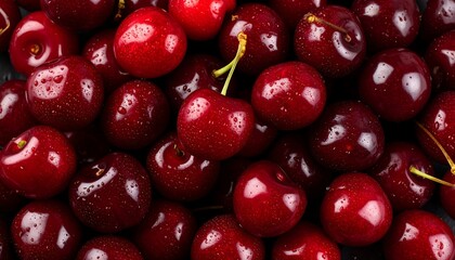 Fresh Cherries Close-up