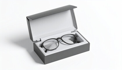 Stylish Eyeglasses in a Sleek Grey Case A Perfect Gift Idea