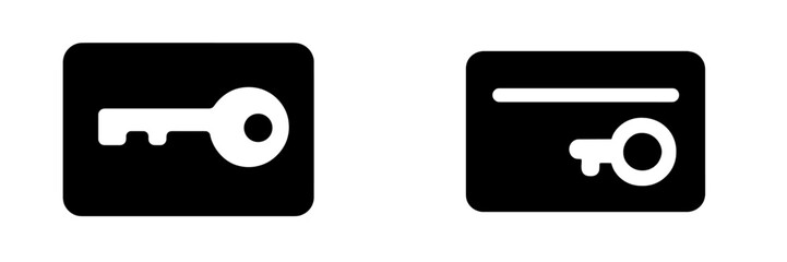 Two distinct key icons are displayed