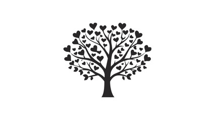 Whimsical heart tree symbolizing love, growth, and connection for creative projects