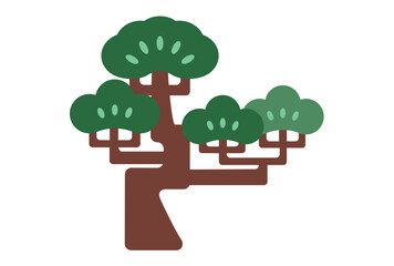 シンプルでかわいい松の木