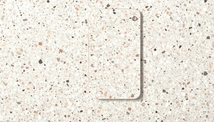 Beige Terrazzo Texture Background with Micro Flecks