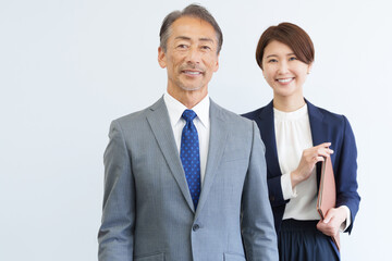 ビジネスマン上司部下