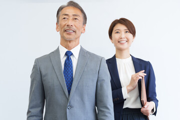 ビジネスマン上司部下