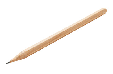 Obraz premium Light beige pencil, angled view