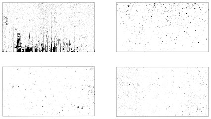 Grunge Urban Backgrounds set. texture Vector. Dust Overlay Distress Grain, abstract, splattered , dirty, texture for your design. vector
 