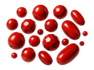 Red beads