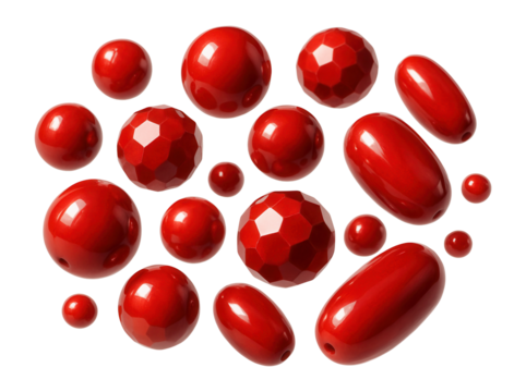 Red beads