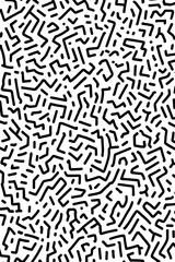 Obraz premium Simple vector black and white pattern for stickers or wrap 2