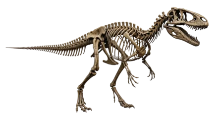 Fotobehang Dinosaurussen Isolated dinosaur skeleton  © Natalia