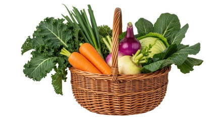 Isolated vegetable basket