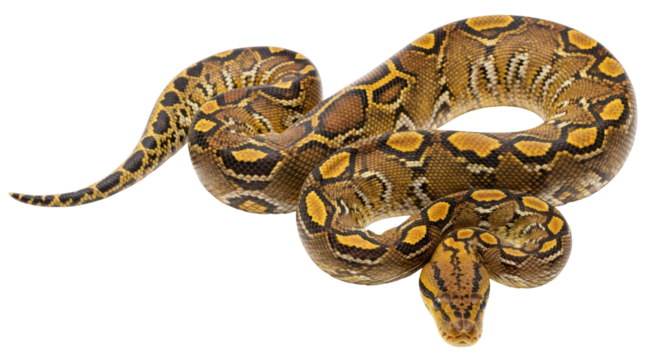 Isolated Reticulated Python