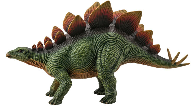 Isolated Stegosaurus