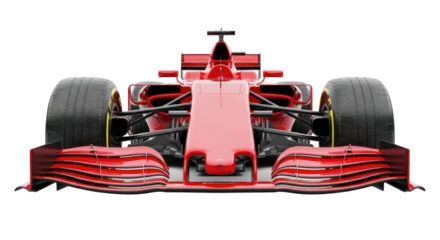 Selbstklebende Fototapeten F1 Isolated Red Formula One Car  © Natalia