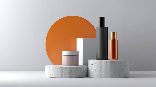 Cosmetic containers display