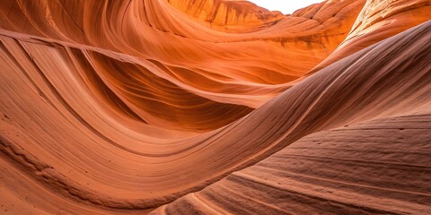 a stunning view of smooth sandstone formations in antelope canyon