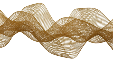 Isolated Abstract Wire