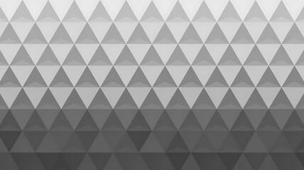 Obraz premium Abstract grayscale geometric triangle pattern background: subtle gradient, modern design, clean texture.