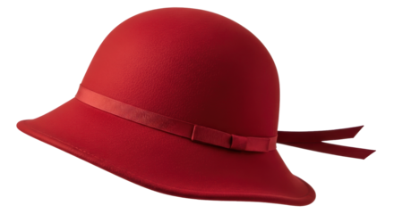 Isolated Cloche Hat