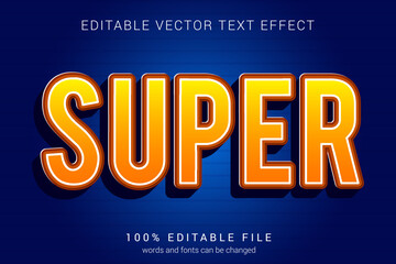 Super bold game style fully editable text effect