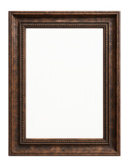 Distressed metal frame with a rustic, aged appearance