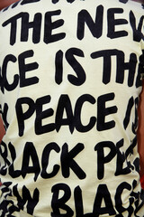 Peace t-shirt.   Madrid. Spain.