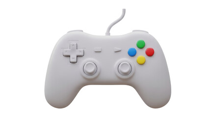 Isolated White Game Controller © Natalia