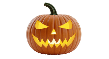 Isolated Halloween Pumpkin