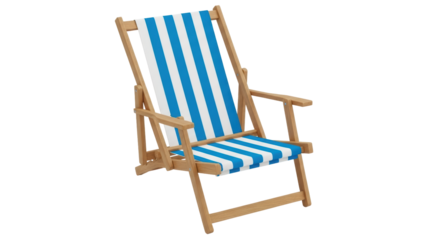Isolated Beach Chair