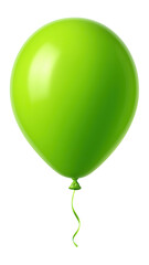 Neon green balloon