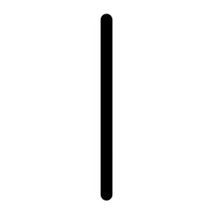 black mascara isolated on white